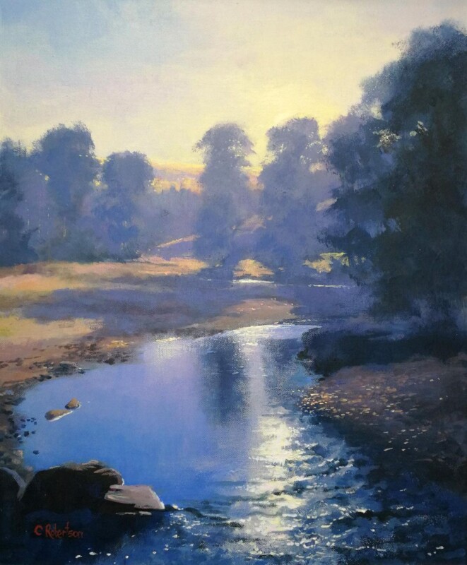 Image of Softly the River Flows by Colin Robertson